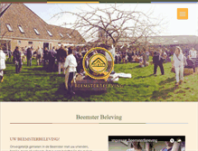 Tablet Screenshot of beemsterbeleving.nl